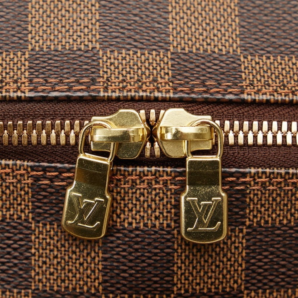 LOUIS VUITTON Authentic Brown Damier Leather Shoulder Bag - Picture 6 of 10